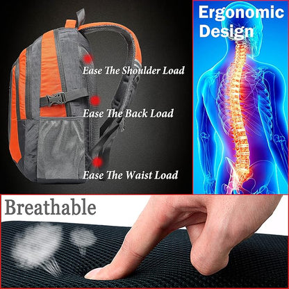 ProEtrade Backpack Bookbag for College Sturdy Travel Business Hiking Fit Laptop - Image 5