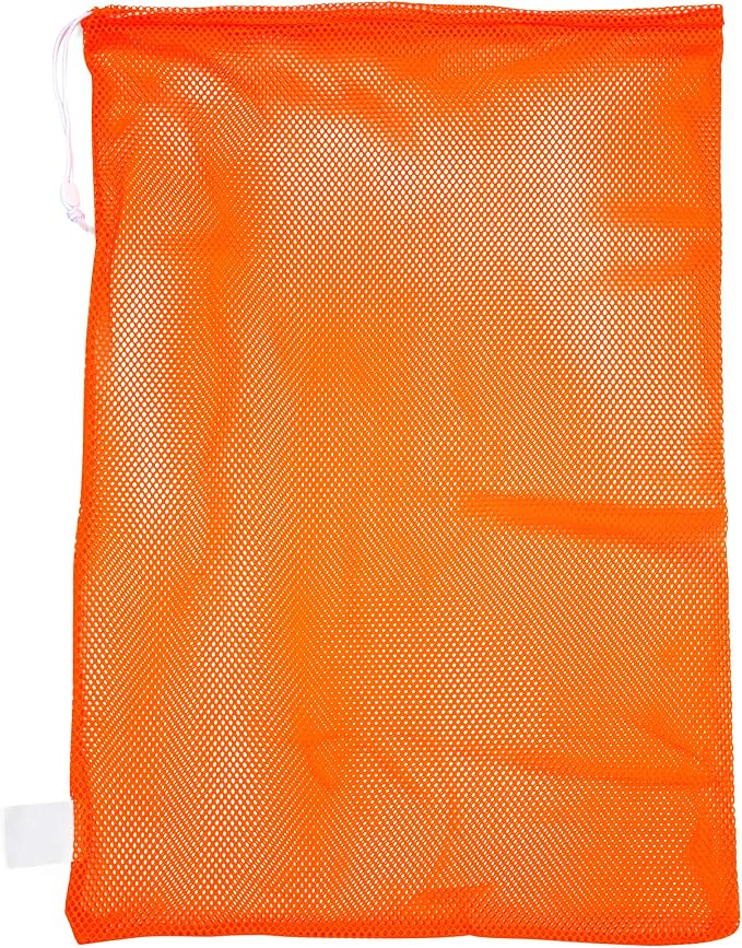 Champion Sports Mesh Equipment Bag – Heavy-Duty Nylon Drawstring Bag by ChampionSports