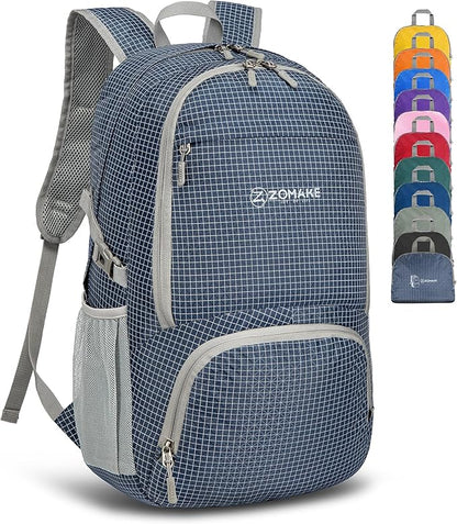 ZOMAKE Lightweight Packable Backpack 30L, Foldable Hiking Backpacks Water by ZOMAKE