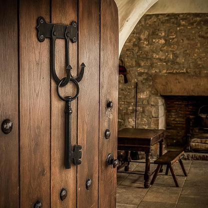 Mystic Colonial Rustic Cast Iron Wall Hanger – Heavy Duty Retro Utility Hooks - Image 7