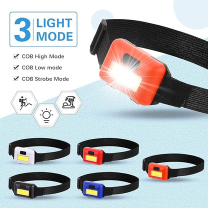 Treela 30 Pieces Led Headlamp Flashlight Outdoor Head Lamp Adjustable Headband - Image 4