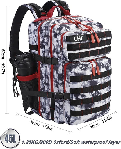LHI Military Tactical Backpack for Men and Women 45L Army 3 Days Assault Pack - Image 3