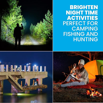 TacLight 3 Pk Tactical Flashlights High Lumens 40x Brighter than Regular Flash - Image 8