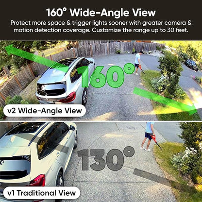 WYZE Floodlight Camera v2, Security Camera Outdoor, 2K HD - Image 4