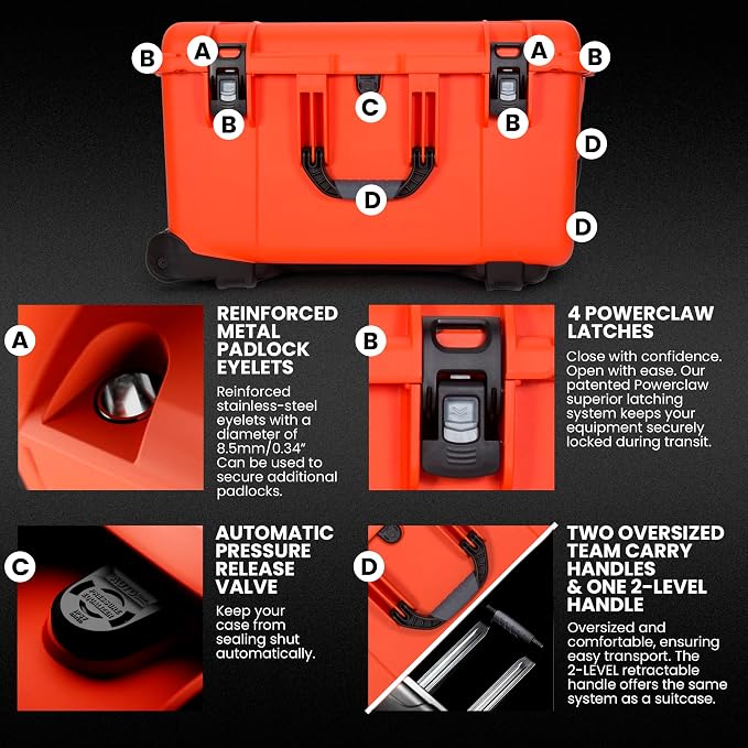 NANUK Trail 80 – 79L Waterproof Storage Box – Wheeled & Modular Cargo Case - Image 3