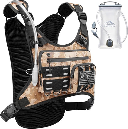 Zelvot Running Vest with 2L Water Bladder, Hydration Backpack, U.S. Original by Zelvot
