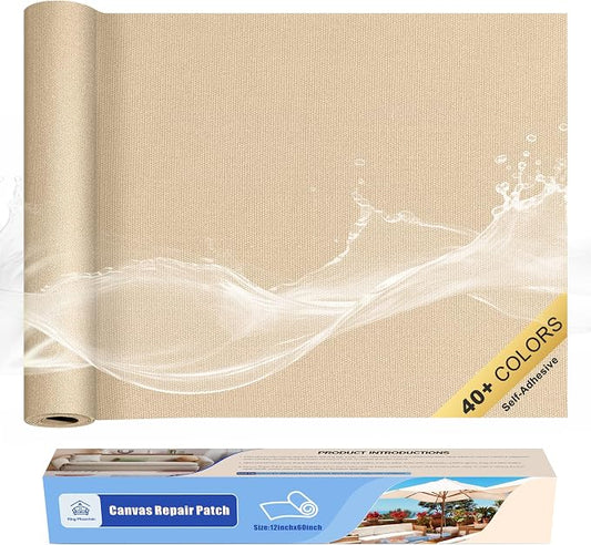 KING MOUNTAIN Canvas Repair Tape, Outdoor Gear Patch, 12×60 Inches, Waterproof by ForABetterHomeLife