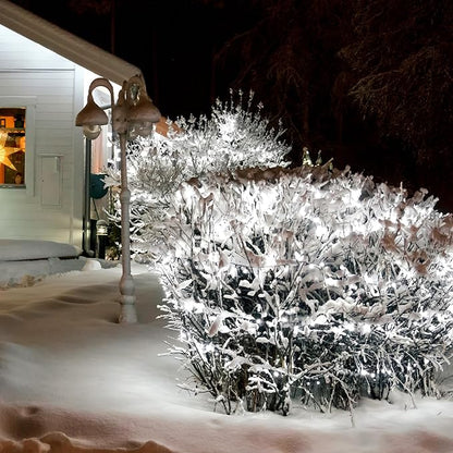 Selarlyt 2 Pack Solar Christmas Lights Outdoor, 72FT 200 LED Solar String Lights - Image 2