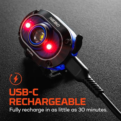 NEBO MYCRO 450 Rechargeable Headlamp | 450 Lumens, 6 Light Modes, Water - Image 2