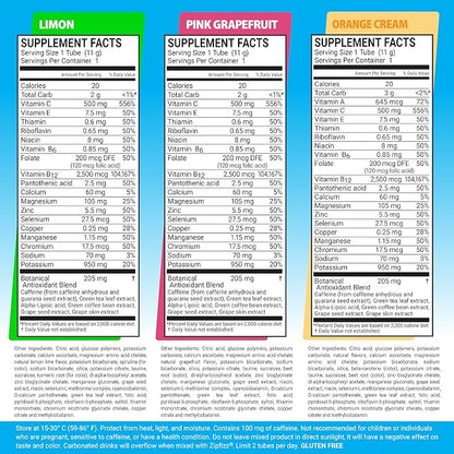 Zipfizz Daily Energy Drink Powder, Variety Pack, 15 Pack | 3-in-1 Sustained - Image 3