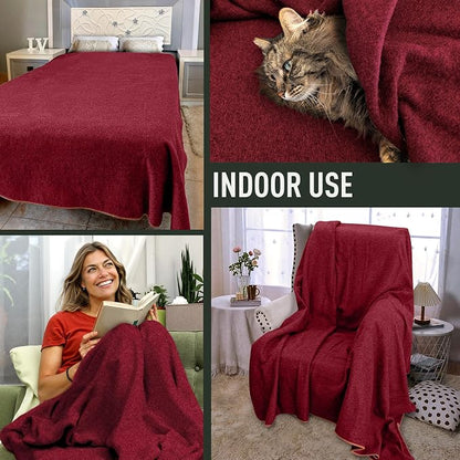 Large Military Wool Blanket - Image 3