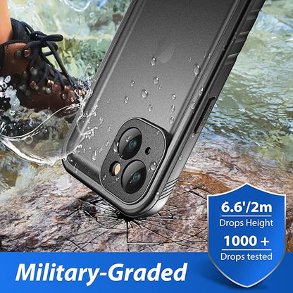 SPORTLINK Waterproof Case for iPhone 13, Shockproof Dustproof 13 Phone Case - Image 3