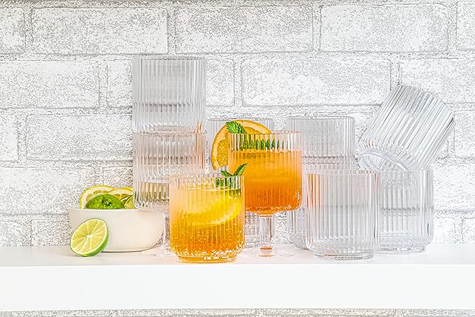 TarHong Mesa Premium Plastic Drinkware Tumbler/Double Old Fashioned, 15 Ounce - Image 4