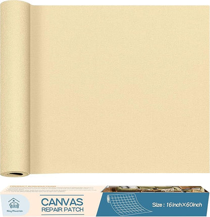 KING MOUNTAIN Canvas Repair Patch 16×60 Inch Self-Adhesive Waterproof Fabric by ForABetterHomeLife