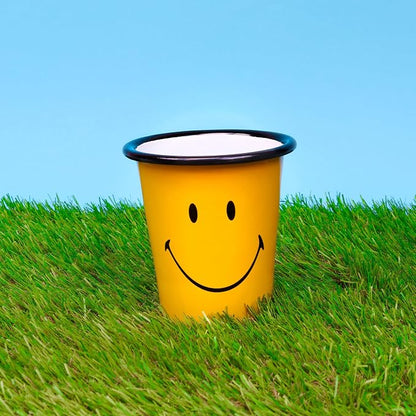 Suck UK Smiley Enamel Tumbler - Image 3