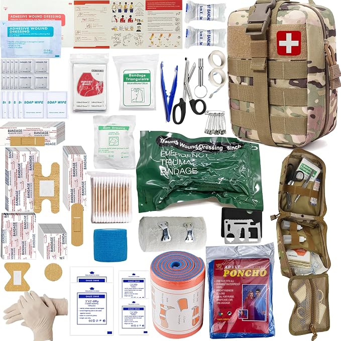 Universal IFAK Trauma First Aid Kit Molle Pouches Emergency Survival Kit by Unknown