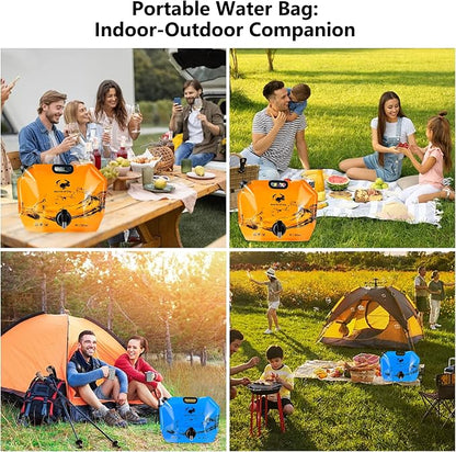 Collapsible 8L Water Storage Bag, BPA-Free Portable Folding Water Jug - Image 9