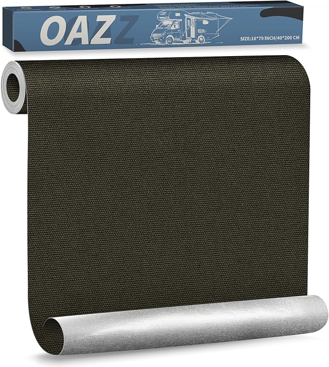 OAZ 16 x 79 inch Canvas Repair Patches Canvas Fabric Patch Self-Adhesive Fabric by OAZ