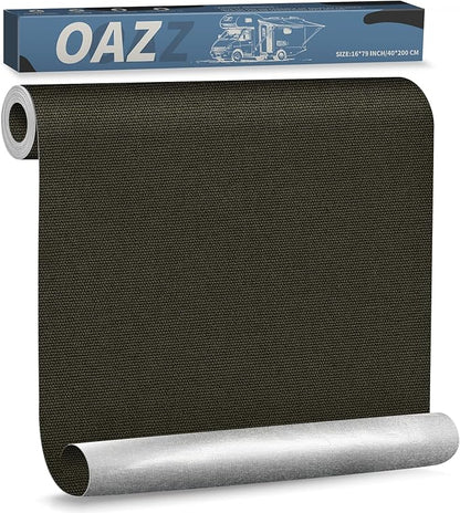 OAZ 16 x 79 inch Canvas Repair Patches Canvas Fabric Patch Self-Adhesive Fabric by OAZ