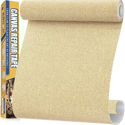 Canvas Repair Tape, 16 x 63 Inch Waterproof Heavy Duty Fabric Tape by ProfessionalFurnitureRepair