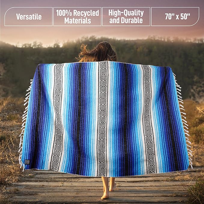 Authentic Extra Large Mexican Blanket - Image 3
