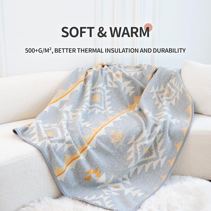 ACUSHLA Merino Wool Blend Blanket - Image 3