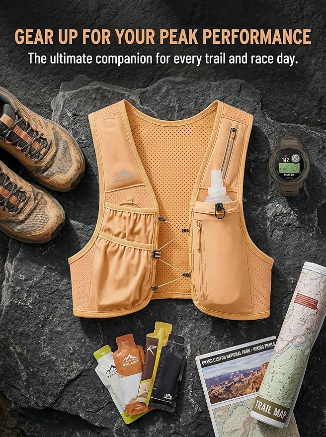 Zelvot Running Vest for Women Men, USA Original Patent, Adjustable Chest Straps - Image 6