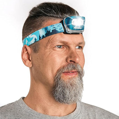 Foxelli LED Headlamp Flashlight by FOXELLI