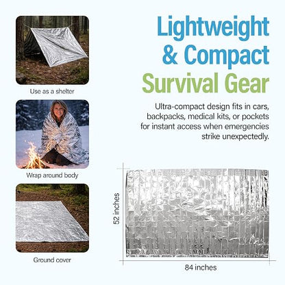 Primacare CB-6841-CS Emergency Foil Mylar Thermal Blanket - Image 8