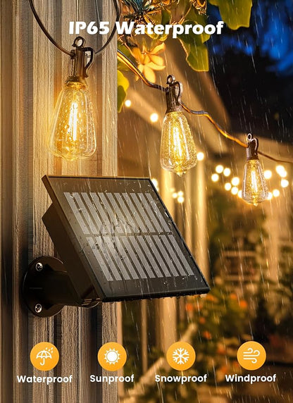 Brightown 75FT Solar String Lights Outdoor Waterproof - Image 5