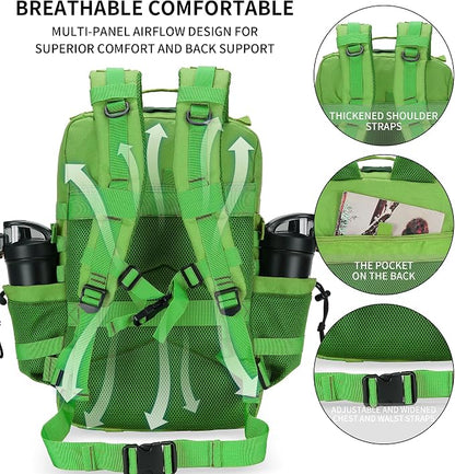 Military Tactical Backpack 45L/25L 3 Day Assault Pack Molle Daypack Hiking - Image 3