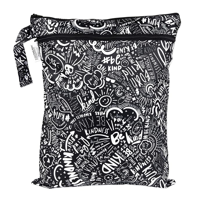 Bumkins Waterproof Wet Dry Bag for Baby, Swim Suit, Cloth Diapers, Pump Parts by Bumkins