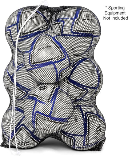 Champion Sports Mesh Equipment Bag – Heavy-Duty Nylon Drawstring Bag - Image 9