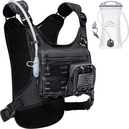 Zelvot Running Vest with 2L Water Bladder, Hydration Backpack, U.S. Original by Zelvot