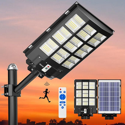 Ofuray Solar Street Lights Outdoor, Solar Security Flood Lights Parking Lot - Image 8