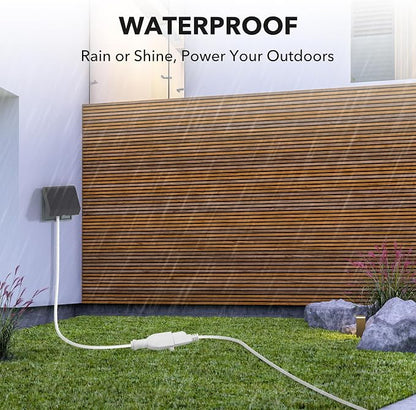 BN-LINK 10ft White Outdoor Extension Cord 16/3 SJTW, Weather Resistant & Flame - Image 3
