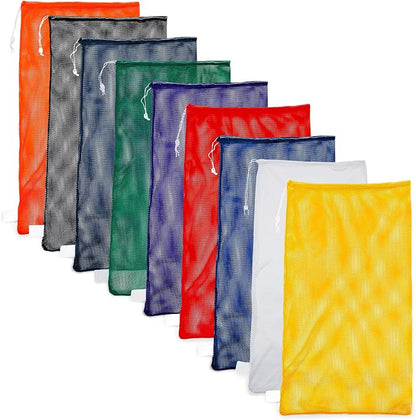 Champion Sports Mesh Equipment Bag – Heavy-Duty Nylon Drawstring Bag - Image 10