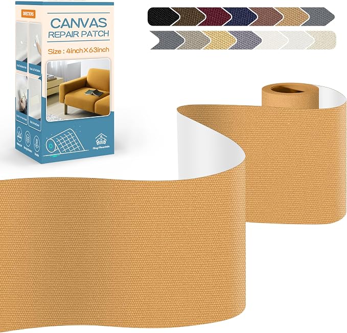 KING MOUNTAIN Canvas Repair Tape, Outdoor Gear Patch, 4×63 Inches, Waterproof by ForABetterHomeLife