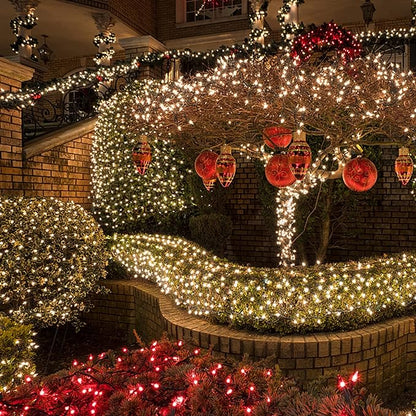Home Lighting 66ft Christmas Decorative Mini Lights, 200 LED Green Wire Fairy - Image 2