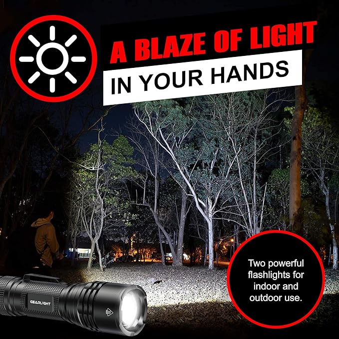 GearLight LED Tactical Flashlights High Lumens - Image 2