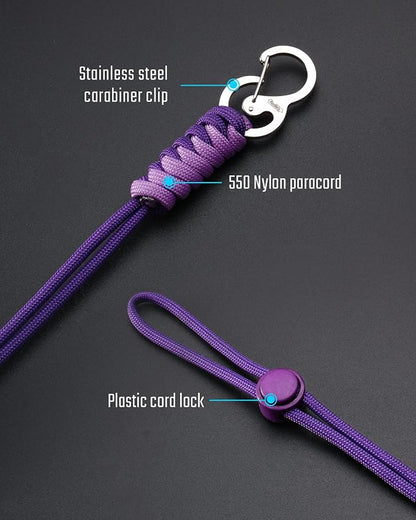 KeyUnity KC01 Braided Paracord Carabiner - Image 4