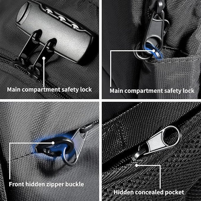 Tzowla 35 Liter Anti Theft Backpack - Image 5