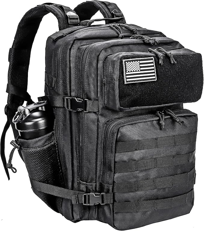 LHI Military Tactical Backpack for Men and Women 45L Army 3 Days Assault Pack by LHI