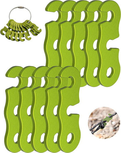 Rope Tensioner Aluminum Alloy Camping Tent Guyline Cord Adjuster Camping of Gear by NACETURE