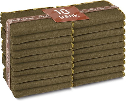 Wool Camping Blanket – 70% Wool Heavy-Duty Military Style Throw, Warm & Washable by JmrUsaInc