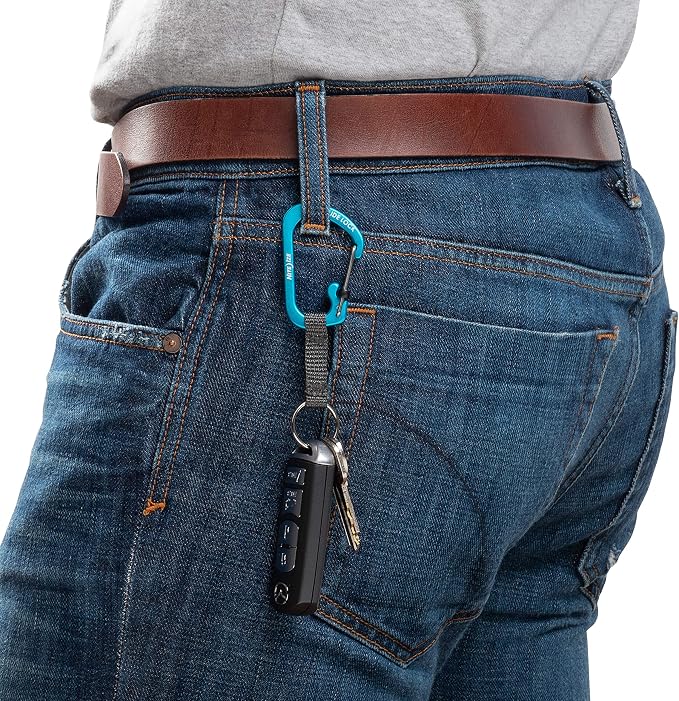 Nite Ize SlideLock Key Ring, Locking Carabiner Key Chain - Image 6