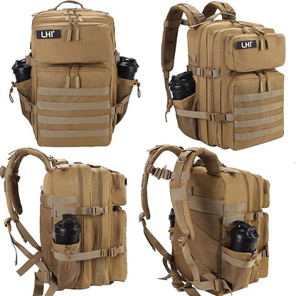 LHI Military Tactical Backpack for Men and Women 45L Army 3 Days Assault Pack - Image 2
