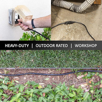 UltraPro Outdoor Extension Cord, 40 Ft, Heavy Duty Extension Cord, ETL - Image 6
