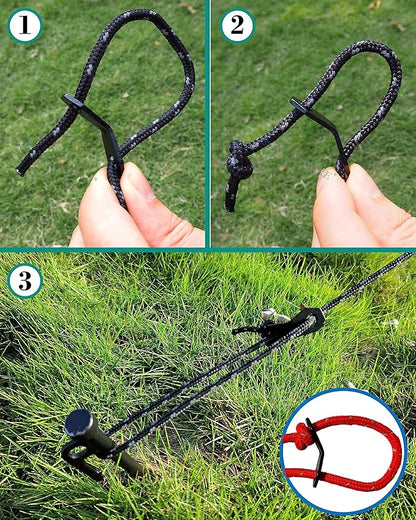 NACETURE Aluminum Alloy Rope Tensioner Tent Guyline Cord Adjuster - Image 4