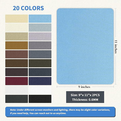 KING MOUNTAIN Canvas Repair Patch 9 x11 Inch 2 Pcs Self-Adhesive Waterproof - Image 2